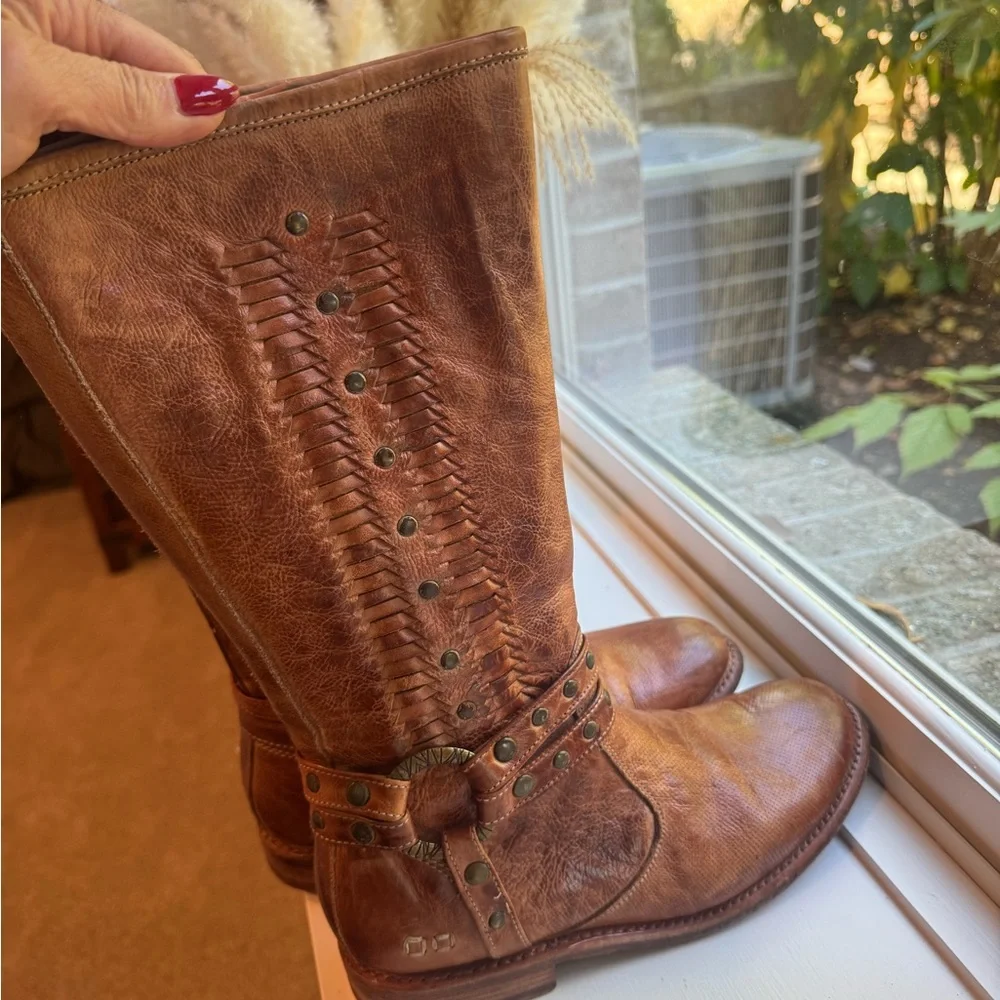 Bed Stu Brown Leather Winter Boots - Picture 2 of 6